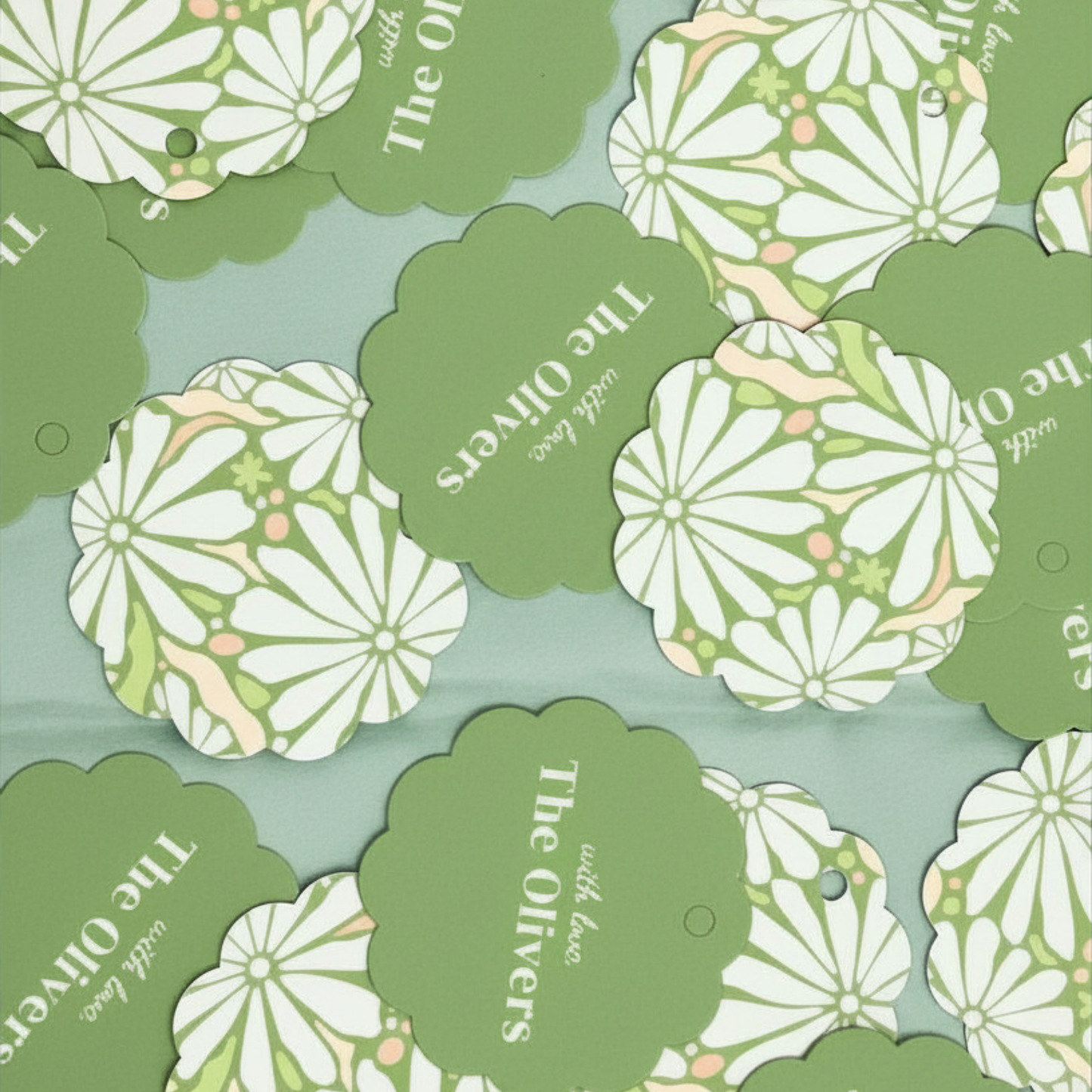 Personalized Scalloped Gift Tags