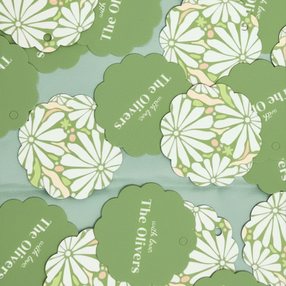 Personalized Scalloped Gift Tags